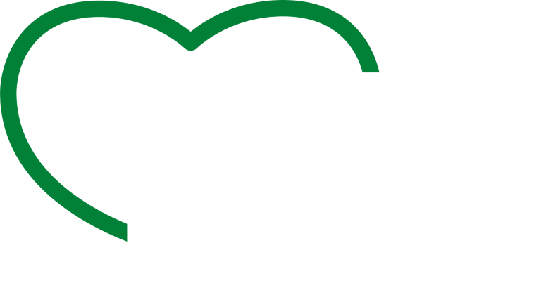 T-&VL STMK Logo Grünes Herzsymbol neben dem Schriftzug Thermen-& Vulkanland Steiermark in Weiß.